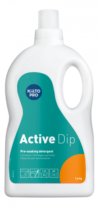 Active Dip отбеливающий порошок для предварительного мытья посуды, KiiltoClean (1,6 кг.)